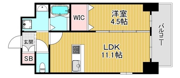 京橋駅 徒歩6分 1階の物件間取画像